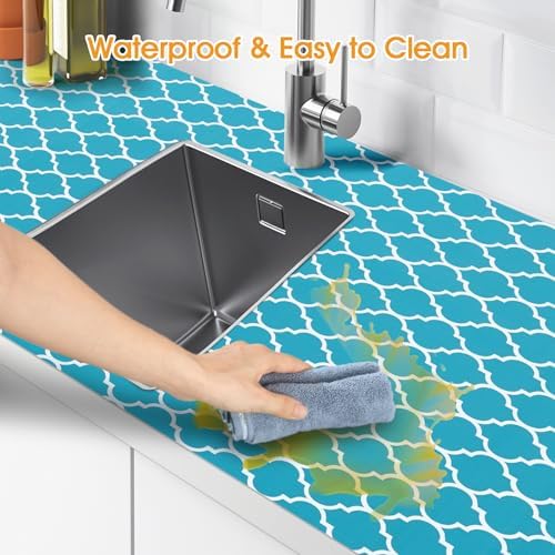 Shelf and Drawer Liner for Kitchen Cabinet Non-Adhesive Non Slip
