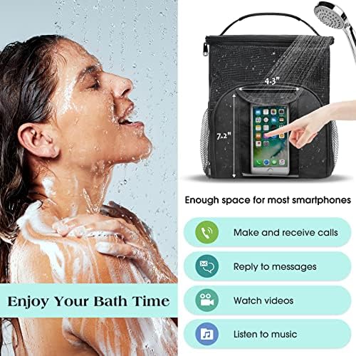 Attmu Mesh Shower Caddy Portable Dorm Room Essentials, Toiletry Tote Bag