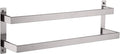 KOKOSIRI Hand Towel Bars Bathroom 2-Tiers Ladder Towel Rails 20 Inches Towel Holders Wall Mounted Towels Shelves Rack Brushed Stainless Steel, B5008BR-L20