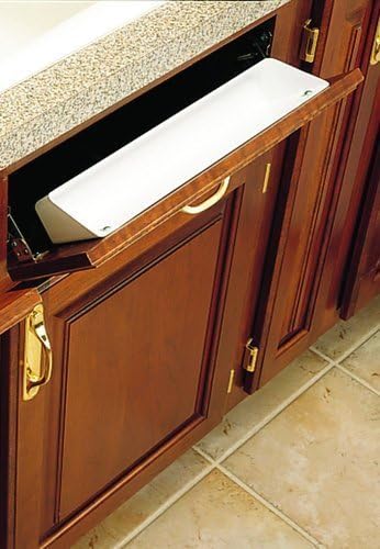 Rev-A-Shelf 2 Piece 6581 Sink Front Tray, Standard, White
