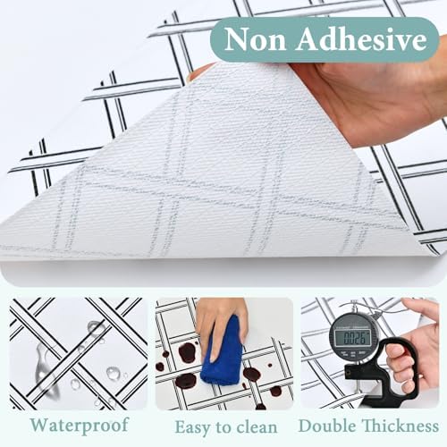Drawer and Shelf Liner for Kitchen Cabinet: 17 in X 30 Ft Non Slip