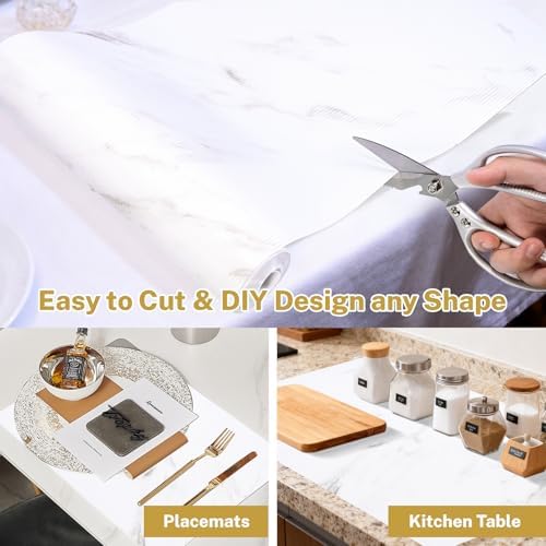 Shelf Liners for Kitchen Cabinets Non Adhesive, Drawer Liner Cutting Mat 12 Inch x 20 FT, Cabinet Protectors Fridge Liners for Refrigerator, Pantry Organizers Storage, RV, Dorm Room Essentials