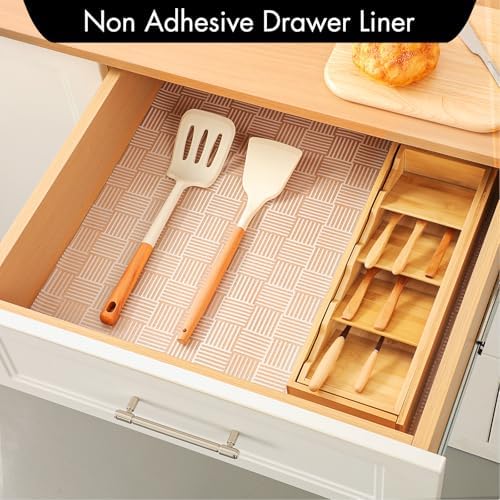 Cooyes Shelf and Drawer Liner for Kitchen Cabinets – Non-Adhesive