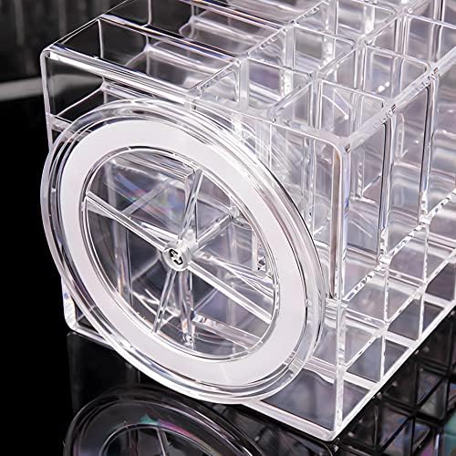 Sooyee 360 Degree Rotating Lipstick Organizer Holder, 53 Spaces