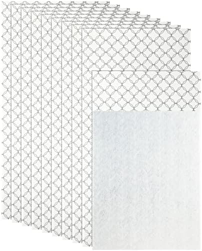 Amyhill 10 Pcs Refrigerator Liners Absorbent Fridge Shelf Mats, Stylish