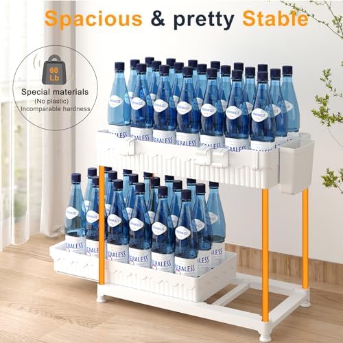 Sevenblue 3-Pack 2-Tier Under Sink Organizers with Sliding Drawers