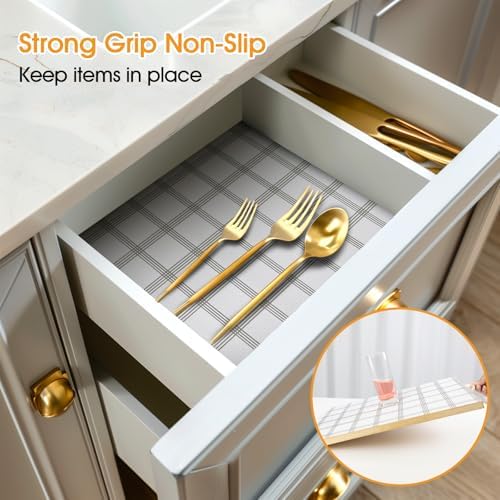Shelf and Drawer Liner for Kitchen Cabinet Non-Adhesive Non Slip