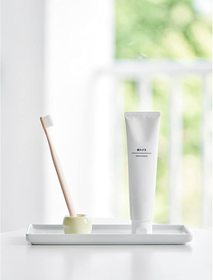 Ceramic Toothbrush Holder for Bathroom Toothbrush Tray for Vanity Countertop Storage Organizer for Holding Toothpaste Dental Floss Picks Makeup Brushes Trays for Household Purposes(Large