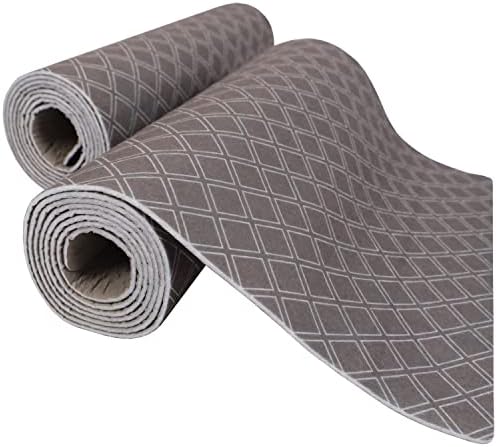 Drymate Premium Luxury Shelf & Drawer Liners, 12”x59”, 2-Pack, Taupe
