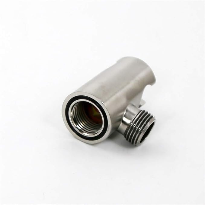 Shower Wand Holder Wall Mount,Hand Held Shower Holder with Hose Connector for Shower System Faucet Set,Handheld Shower Handle Sprayer Holder Attachment,Shower Hose Adapter, Brushed Nickel