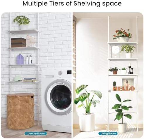 Home Zone Living Over-the-Toilet Organizer Bathroom Storage Organizer