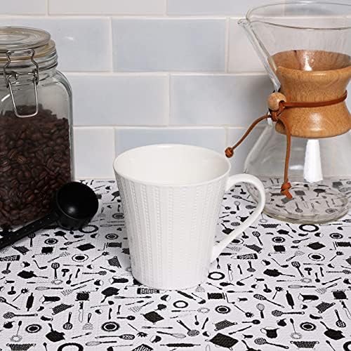 Con-Tact Brand Grip Prints Shelf Liner, Durable and Non-Adhesive Liners, Non-Slip Drawer and Cabinet Liner, 18" x 8', Cucina, Pack of 1 Roll