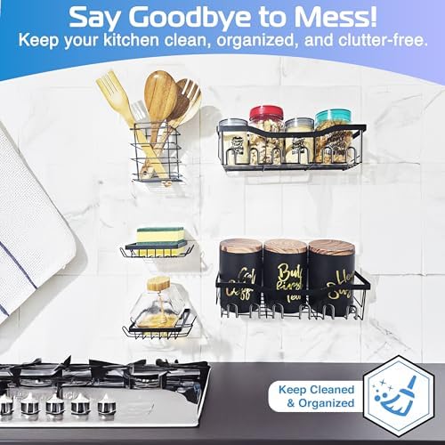 Shower Caddy, Shower Shelves, 5-Pack, Stainless Steel Bathroom Organizer, No Drilling Required, Rustproof Shelves Rack