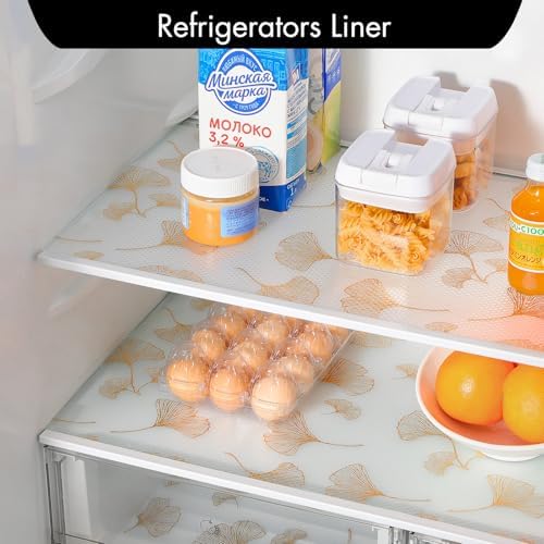 Cooyes Shelf Liner, Non Adhesive Kitchen Drawer and Cabinet Liner