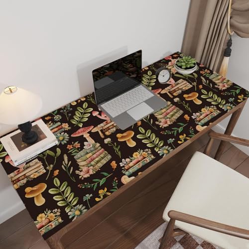 Adhesive Shelf Liner,Boho Floral Shelf Contact Paper for Cabinets,Vinyl Film Decorative Drawer Liners for Dresser Sticker (Black Boho Floral, 17.3 inch x 118 inch)