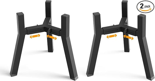 2Pack Elevated Dog Bowl Stand for Large Dogs, Adjustable Width 7-10.6", Raised Food Water Bowl Stand, Bowl NOT Included