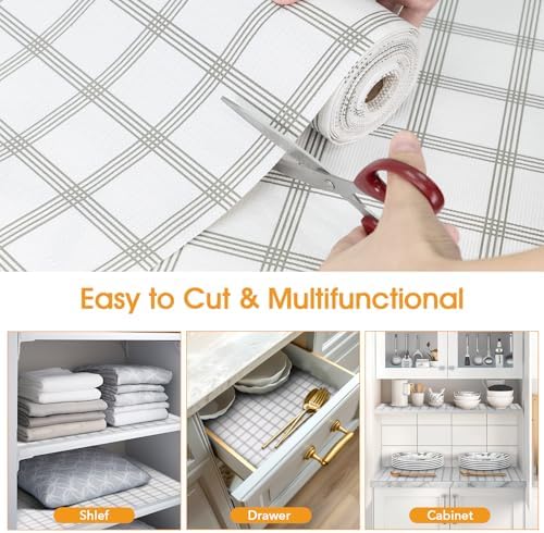 Shelf and Drawer Liner for Kitchen Cabinet Non-Adhesive Non Slip