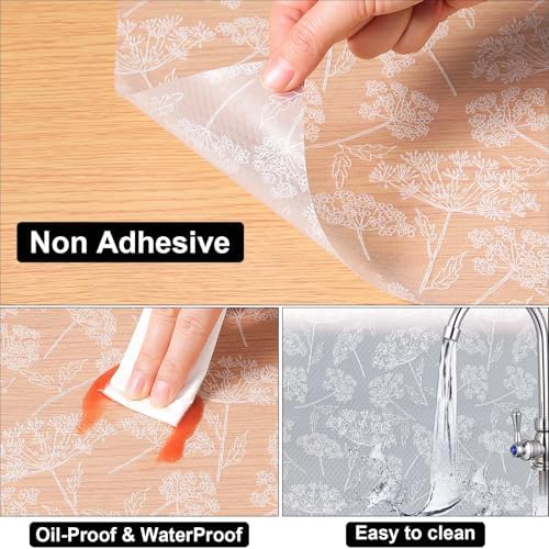 Cooyes Shelf Liner Drawer Liners, Shelf Liners for Kitchen Cabinets