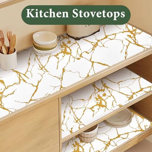 Drawer and Shelf Liner for Kitchen Cabinet Non Slip Waterproof