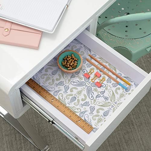 Con-Tact Brand Creative Covering, Self-Adhesive Shelf Liner, Multi-Purpose Vinyl Roll, Easy to Use and Apply, 18'' x 16', Abby Sage