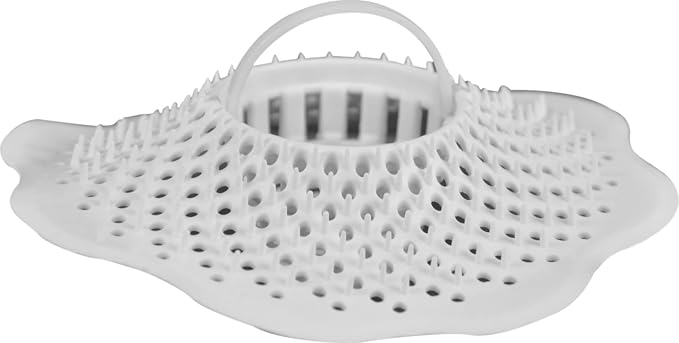Danco Tub Hair Catcher & Strainer, Drain Clog Prevention (10306)