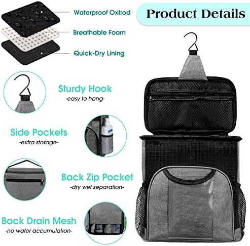 Attmu Mesh Shower Caddy Portable Dorm Room Essentials, Toiletry Tote Bag
