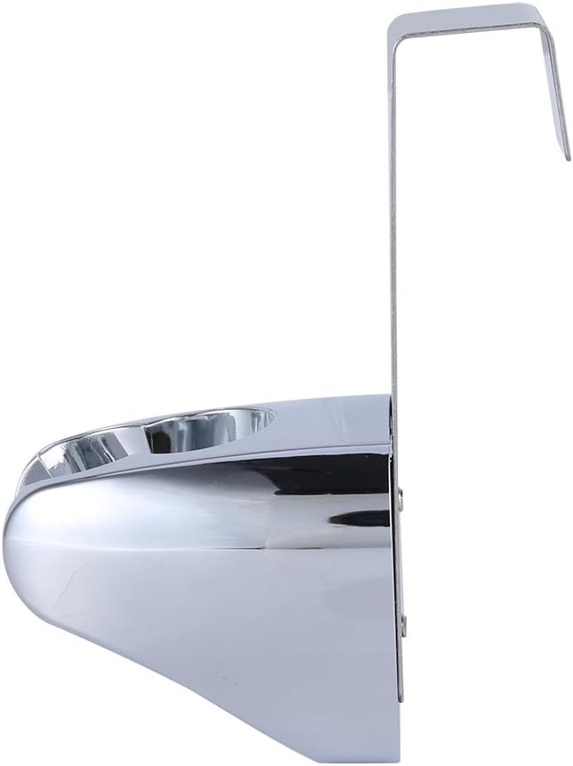 Bidet Sprayer Holder and Shower Head Stand Pack of 2 Wall Mounted Two Position Bracket, Stainless Steel and ABS Reusable for Hand Shower and Toilet