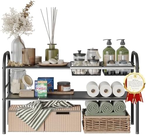 Under Sink Organizers and Storage,Expandable under cabinet organizer Shelf