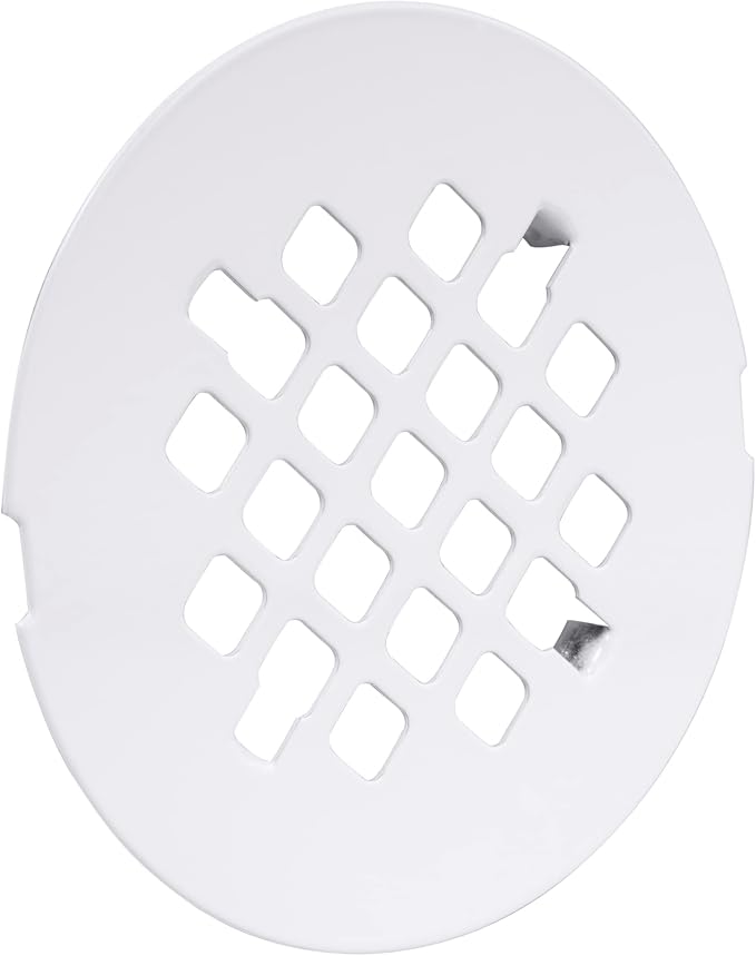 Artiwell 4-1/4” OD Snap-in Shower Drain Cover, Round Shower Drain Strainer Grid, Replacement Cover, Designed for Long-Lasting
