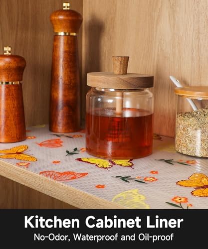 Cooyes Shelf Liner Non-Adhesive Cabinet Drawer Liner for Kitchen 11.8"x236"