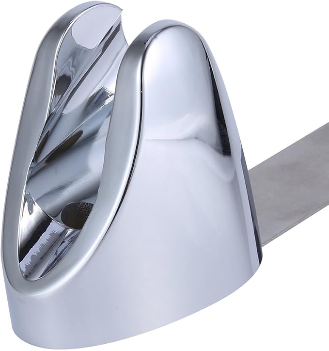 Bidet Sprayer Holder and Shower Head Stand Pack of 2 Wall Mounted Two Position Bracket, Stainless Steel and ABS Reusable for Hand Shower and Toilet