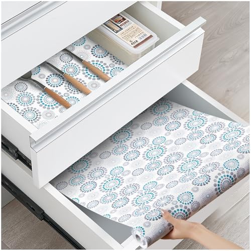 Drawer and Shelf Liner for Kitchen Cabinets, Spiral, 12IN X 30FT