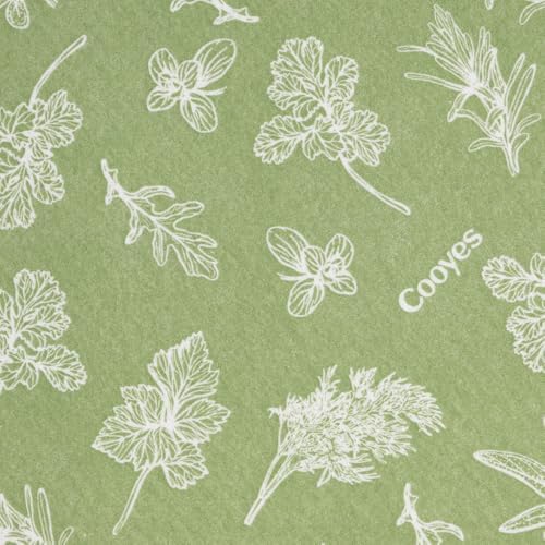 Cooyes Drawer & Shelf Liner for Kitchen Cabinets, Breathable Cloth Material, Machine Washable, Refrigerator Liners with Non-Slip Particles, Keep Produce Fresh Longer, 12 Pack, 12" * 24", Sage Green