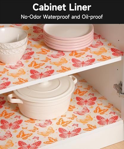 Cooyes Shelf Liner Non-Adhesive Cabinet Drawer Liner for Kitchen 11.8"x118"