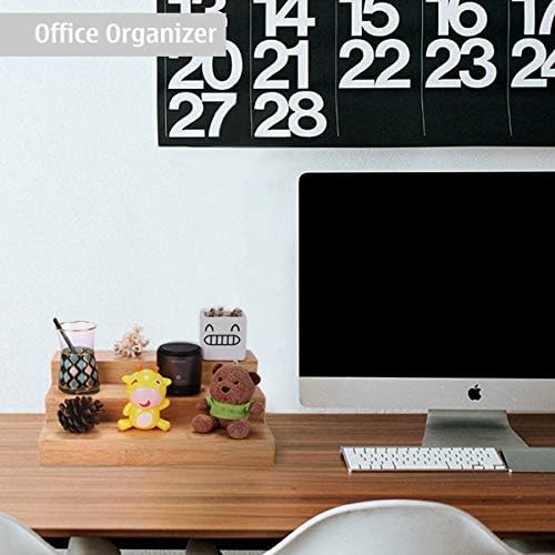 Bamboo Spice Rack Organizer for Cabinet 3 Tier Countertop Step Spice Shelf for Kitchen Storage and Organizer, Step Display Rack for Toy/SkinCare/Healthy Care, 2 Pack Step Rack
