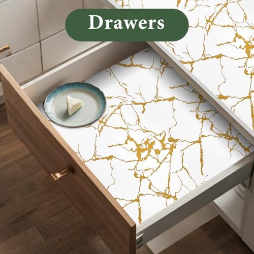 Drawer and Shelf Liner for Kitchen Cabinet Non Slip Waterproof