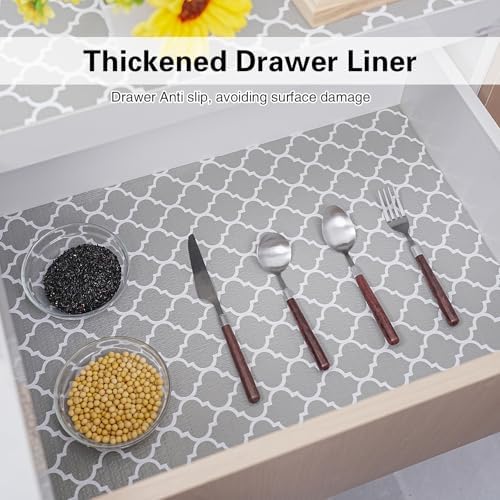 Drawer and Shelf Liner for Kitchen Cabinet Non-Adhesive 18in x 10FT