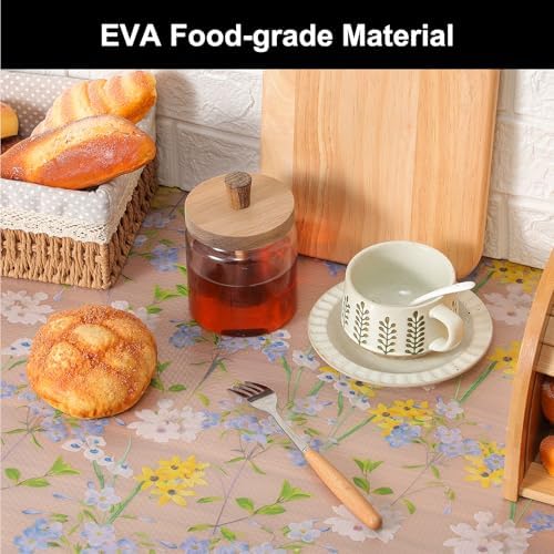 Cooyes Shelf Liner Non-Adhesive EVA Cabinet & Drawer Liner 17.5" x 240"