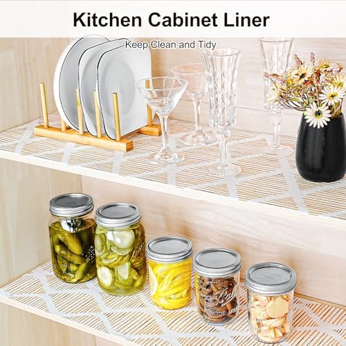 Drawer and Shelf Liner for Kitchen Cabinet Non-Adhesive 18in x 20FT