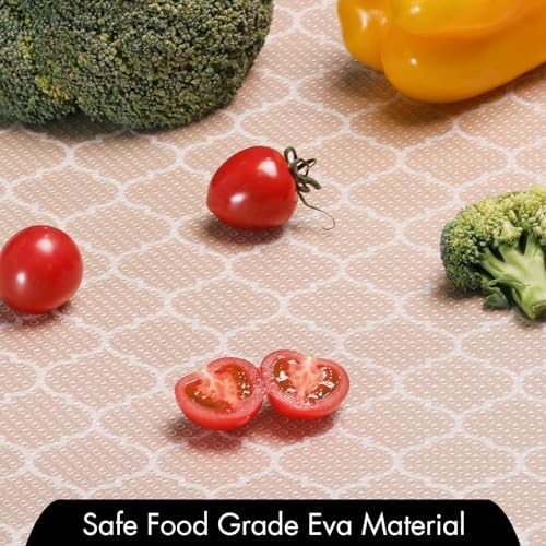 Cooyes Shelf Liner for Kitchen Cabinets, Non‑Adhesive Drawer Liner