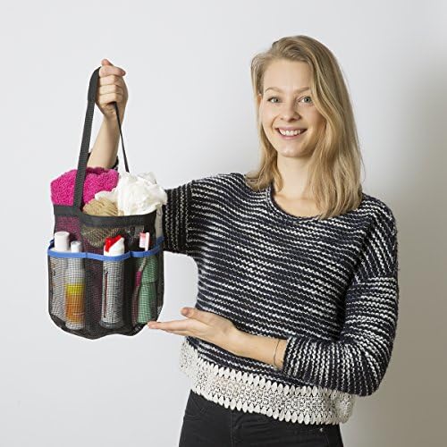Shower Tote Premium Quality Shower Caddy Strong Quick Dry Bag for College, Dorm, Gym or Travelling