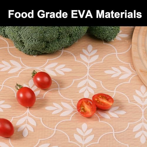 Cooyes Shelf and Drawer Liners for Kitchen Cabinets, Non Adhesive Liner