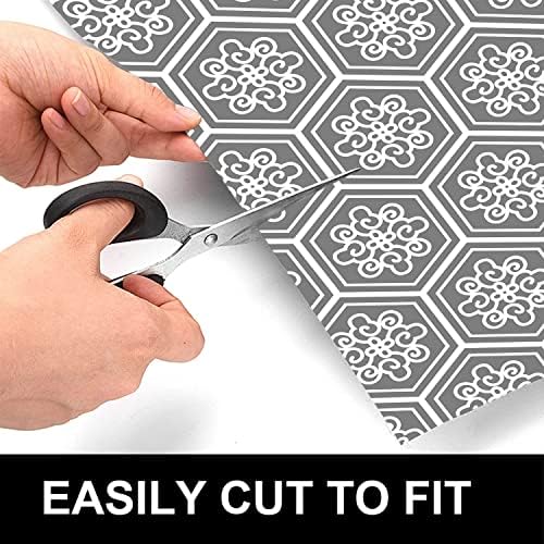Under The Sink Mat, 24 X 36 in, Durable & Waterproof Premium Mats to Protect Kitchen & Bathroom Cabinets, Absorbent & Easy to Clean Shelf Liner, Grey