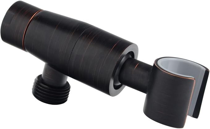 Shower Head Holder,All Metal Handheld Shower Head Holder,Adjustable Shower Arm Mount Bracket,Shower Head Bracket,Oil-Rubbed Bronze,1G5MK-1