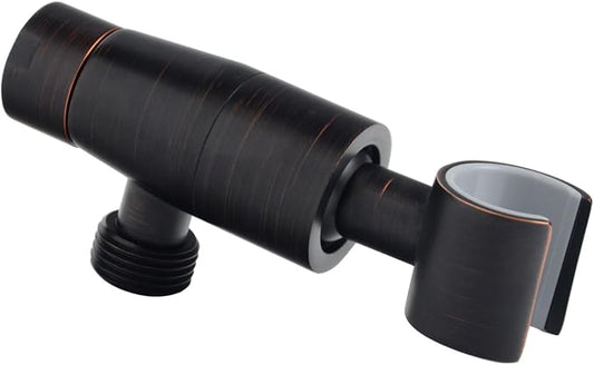 Shower Head Holder,All Metal Handheld Shower Head Holder,Adjustable Shower Arm Mount Bracket,Shower Head Bracket,Oil-Rubbed Bronze,1G5MK-1