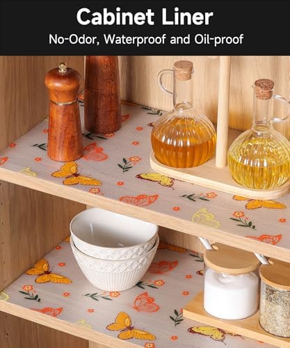 Cooyes Shelf Liner Non-Adhesive Cabinet Drawer Liner for Kitchen 11.8"x118"