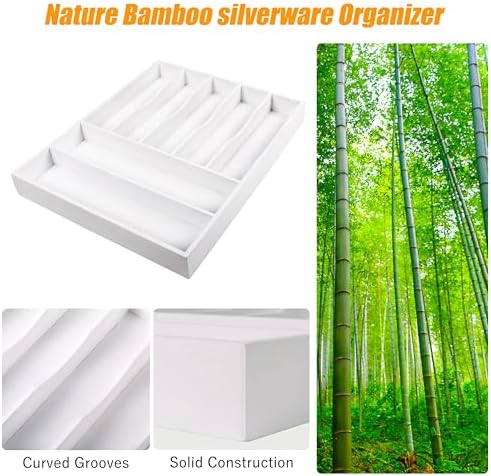 Kitchen Silverware Drawer Organizer and Storage Deep Cookware Utensil Cutlery Rack Office Drawer Organizer Tray Amazon Basics Kitchen Home Gadgets Rv Storage Solutions Wedding Registry Must Haves 2025