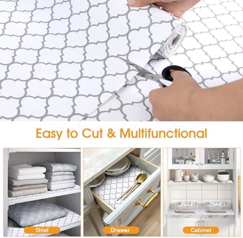 Shelf and Drawer Liner for Kitchen Cabinet Non-Adhesive Non Slip