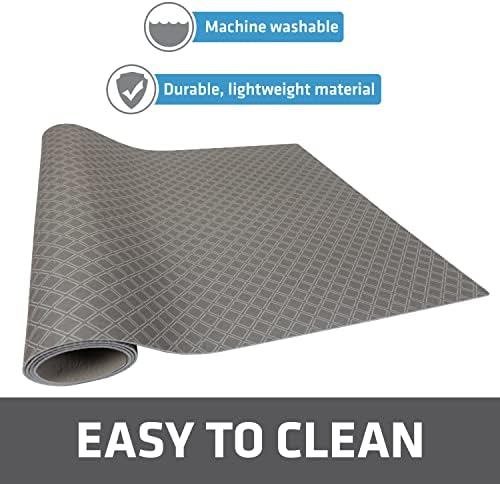Drymate Premium XL Under Sink Mat, Waterproof Liners, 24”x59”, Taupe