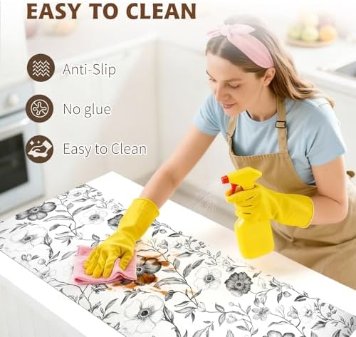 2-Layer Drawer and Shelf Liner for Kitchen Cabinet: 17 X 20FT